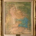 ピカソ「母と子」（複製画）
